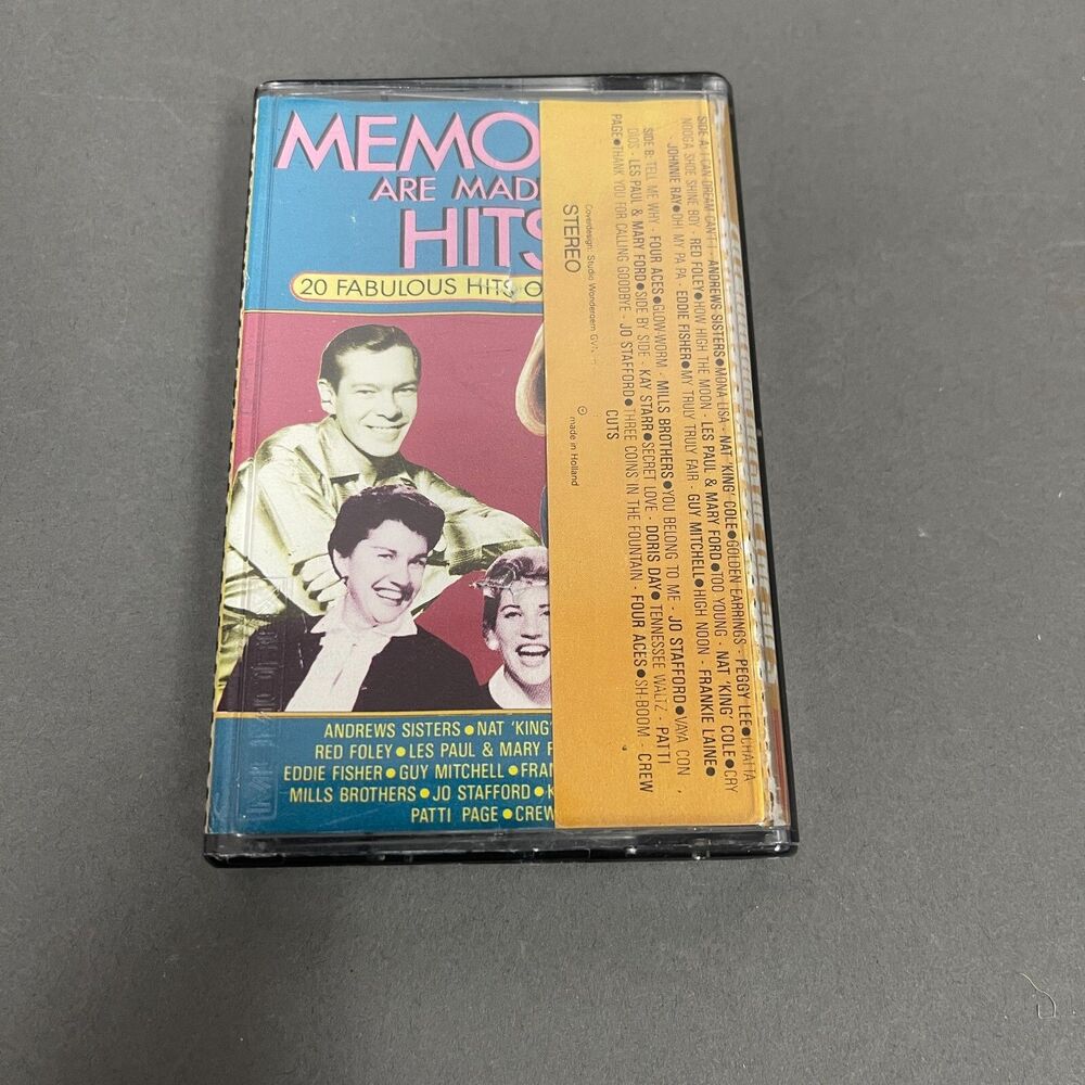Memories are made of‎ hits Vol. 1 20 Fabulous Hits of the 50's Cassette